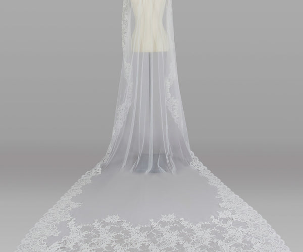 Rosa Clará Couture Manila Rebrodé Lace Soft Tulle Wedding  display picture 3