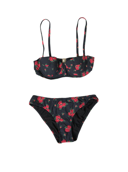 Dolce & Gabbana Roses Two Piece Swimwear Bikini - Ellie Belle