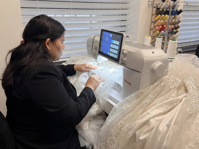 bespoke tailoring at Ellie Belle