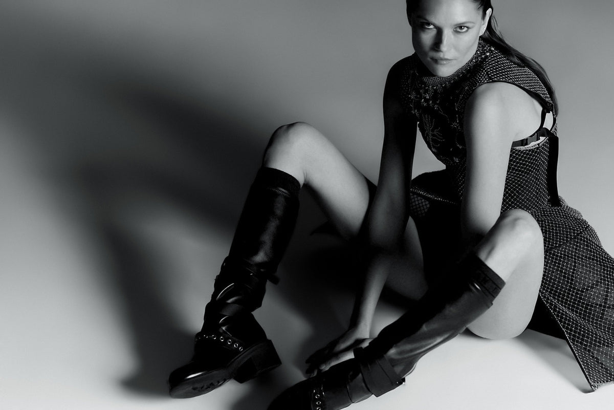 A model posing for Elle Poland Editorial