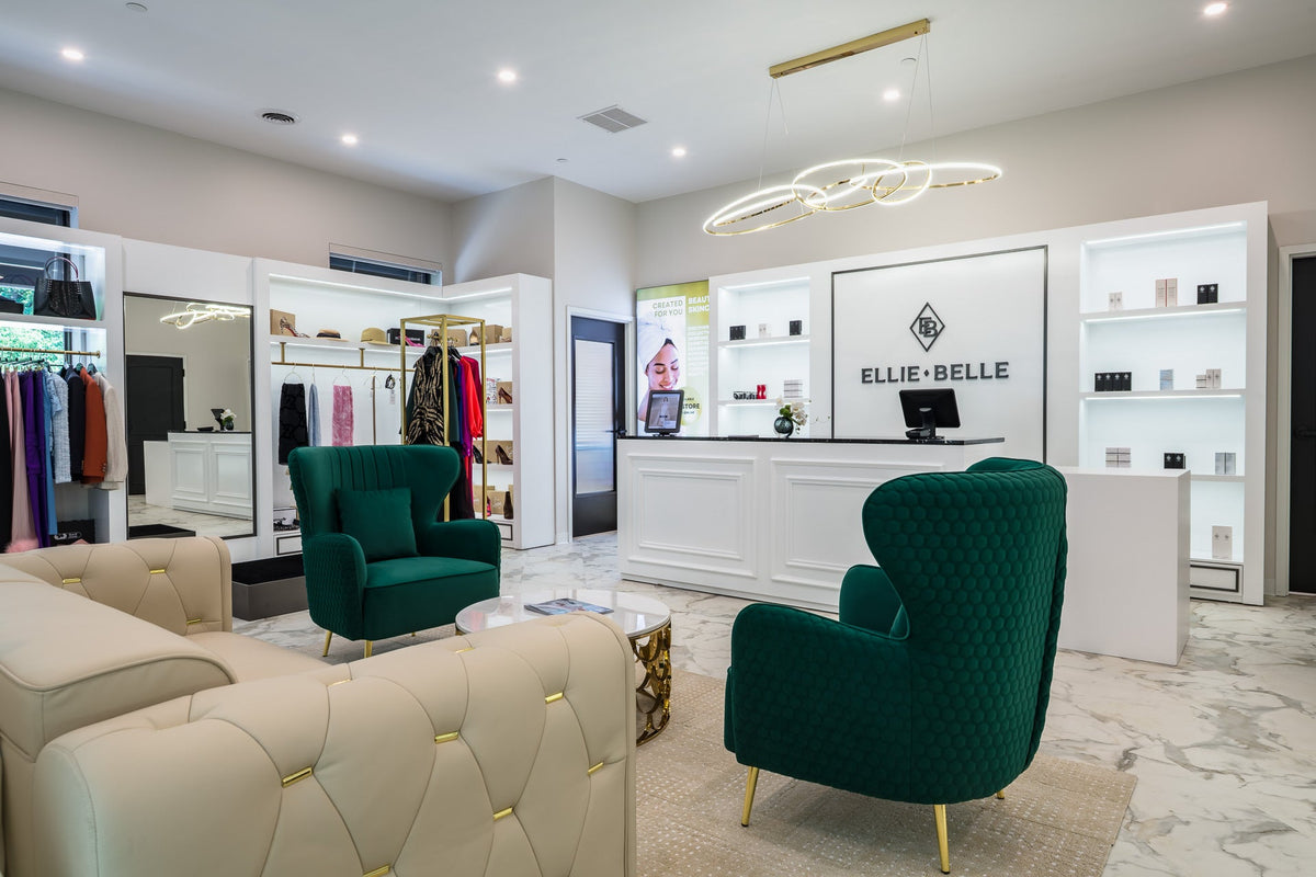 a photo  of the interiors of the Ellie Belle boutique