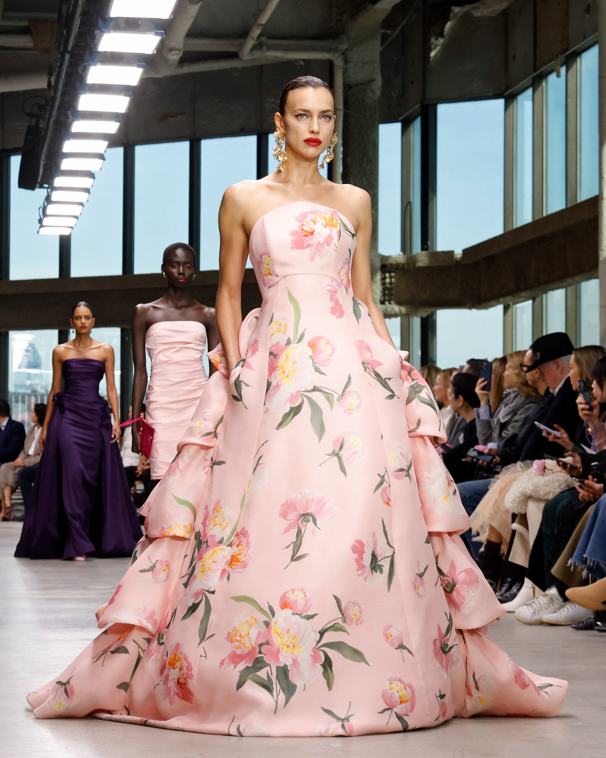 Model at the Carolina Herrera in New York Fashion Week