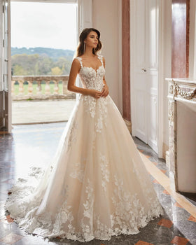 Rosa Clará Dreams Vannia A-Line Tulle Wedding Dress