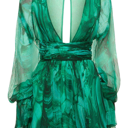 Cavalli Class Green dress