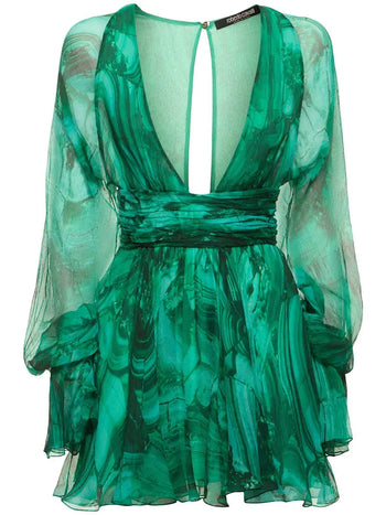 Cavalli Class Green dress