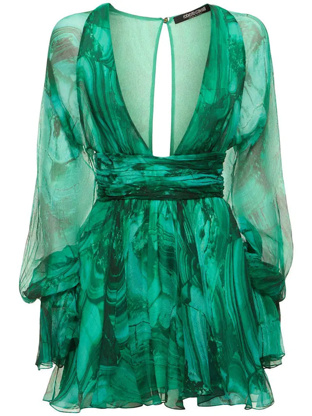 Cavalli Class Green dress