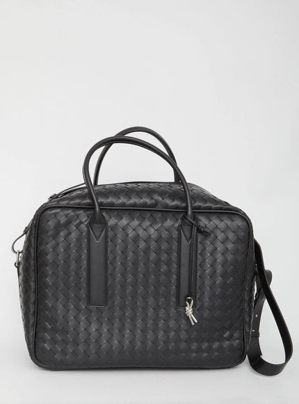 Bottega Veneta Leather Weekender Bag - Ellie Belle