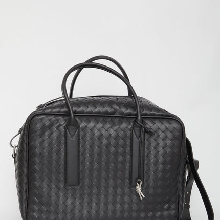 Bottega Veneta Leather Weekender Bag - Ellie Belle