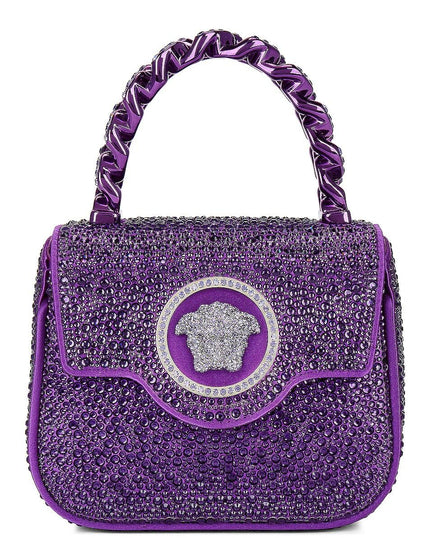Versace la Medusa Crystal Bag at Ellie Belle 
