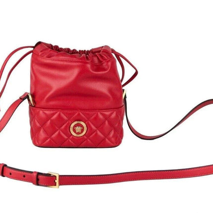 Versace Red Bucket Bag 