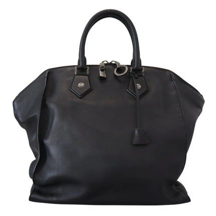 Dolce & Gabbana Black Leather Shoulder Strap Tote Hand Bag - Ellie Belle