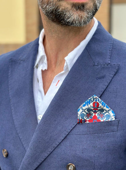 Men’s pocket squares at Ellie Belle