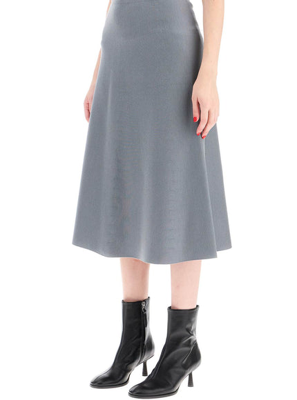 MRZ flared knit skirt