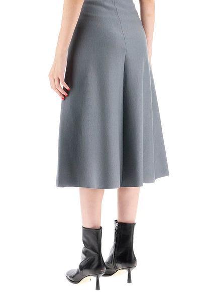 MRZ flared knit skirt