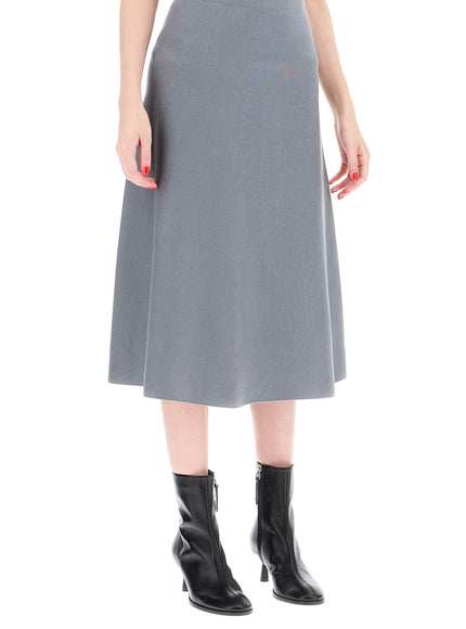 MRZ flared knit skirt