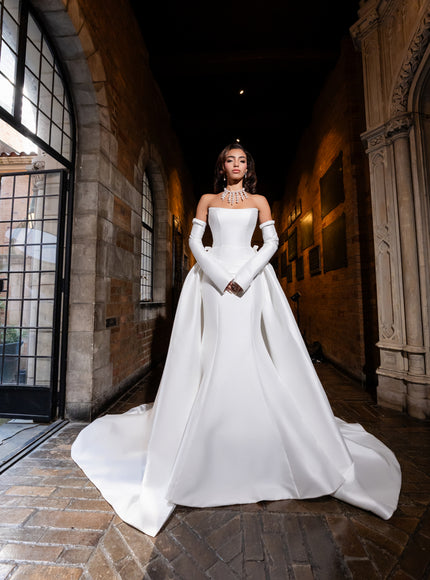 Yumi Katsura Walker Strapless Wedding Gown