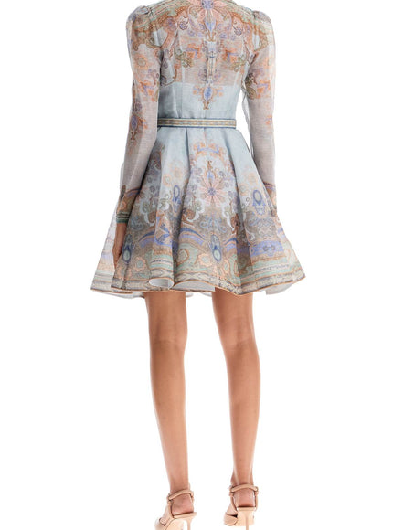 Zimmermann eden mini dress with belt