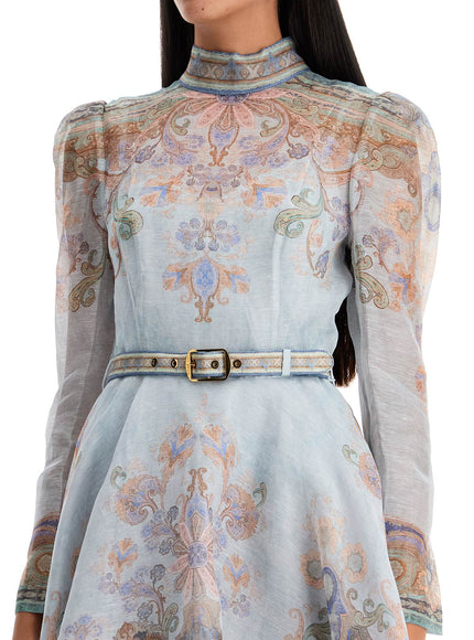 Zimmermann eden mini dress with belt