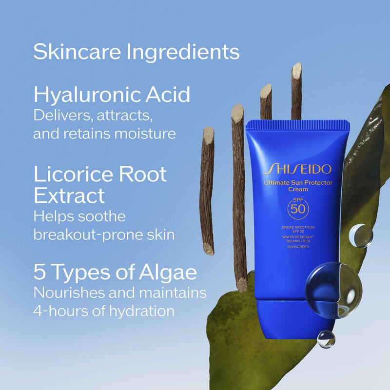 Shiseido Ultimate Sun Protector Cream SPF 50 – Ellie Belle
