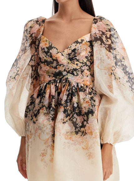 Zimmermann floral mini dress illustr