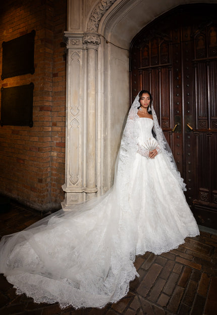 Yumi Katsura Wynter Strapless Wedding Gown