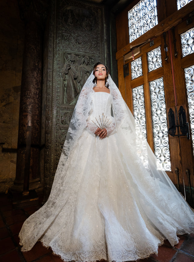 Yumi Katsura Wynter Strapless Wedding Gown