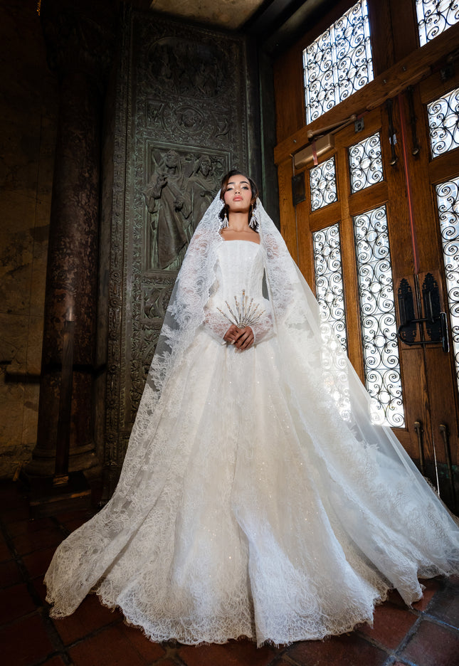 Yumi Katsura Wynter Strapless Wedding Gown