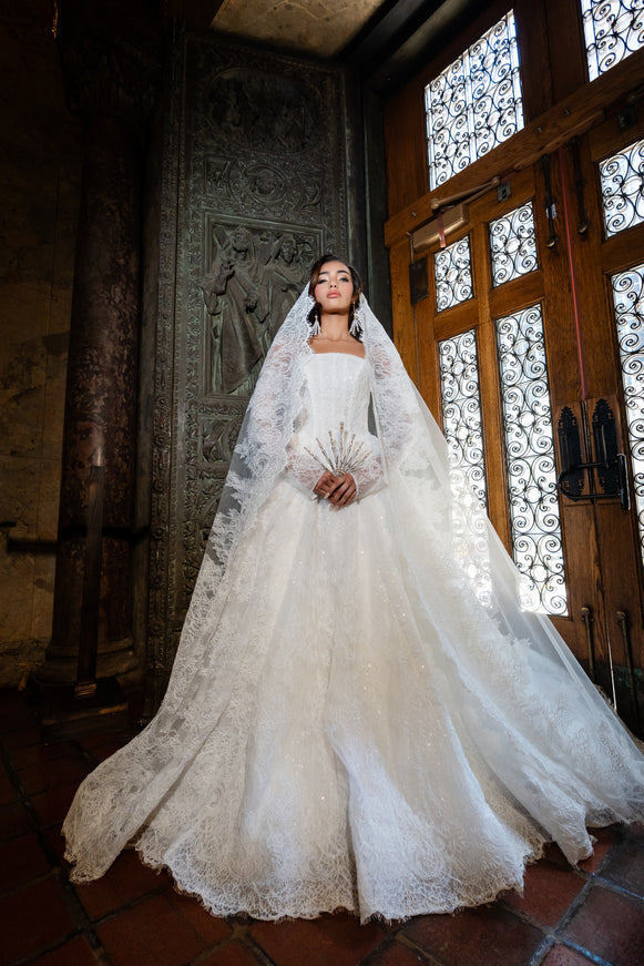 Yumi Katsura Wynter Strapless Wedding Gown