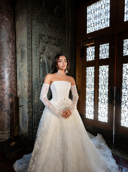 Yumi Katsura Wynter Strapless Wedding Gown
