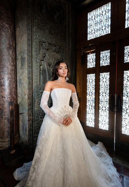 Yumi Katsura Wynter Strapless Wedding Gown