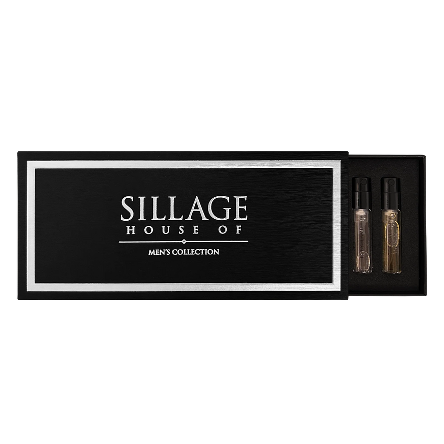 House of Sillage Men's Parfum Collection Sample Set 10 x 1.8ml