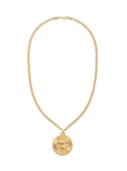 Versace biggie medusa necklace