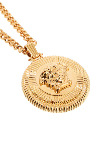 Versace biggie medusa necklace