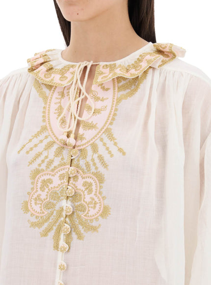 Zimmermann "ramie blouse made