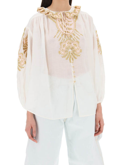 Zimmermann "ramie blouse made