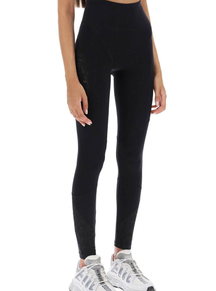 Versace sports leggings with lettering