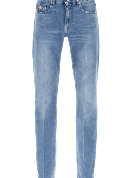 Versace stretch denim slim fit jeans