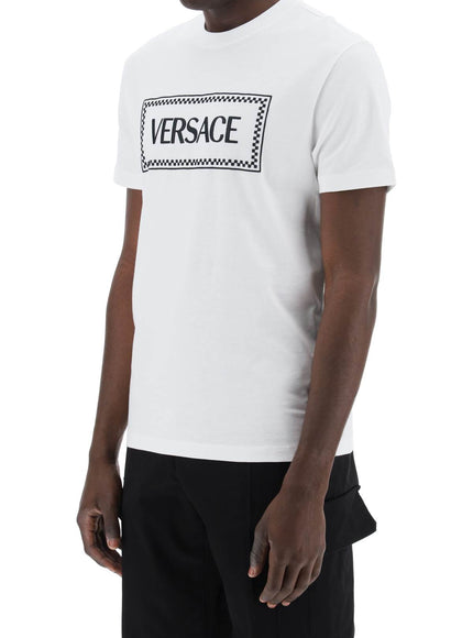 Versace embroidered logo t-shirt