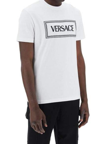 Versace embroidered logo t-shirt