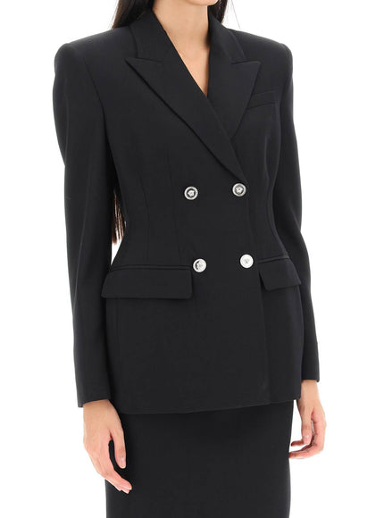 Versace hourglass double-breasted blazer