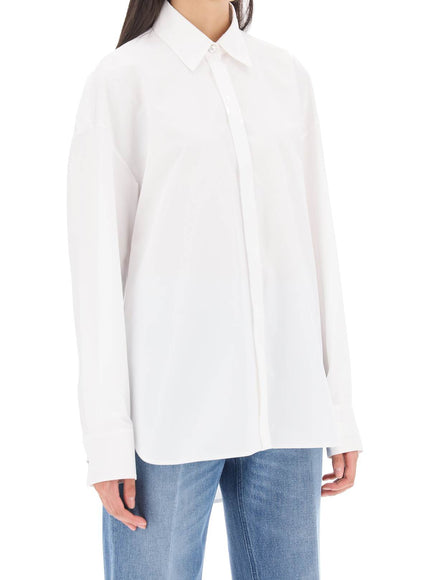 Versace oversized poplin shirt