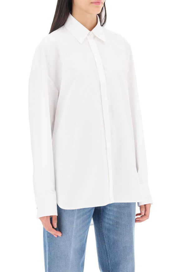 Versace oversized poplin shirt