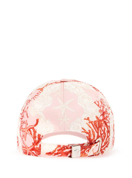 Versace baroque sea baseball cap