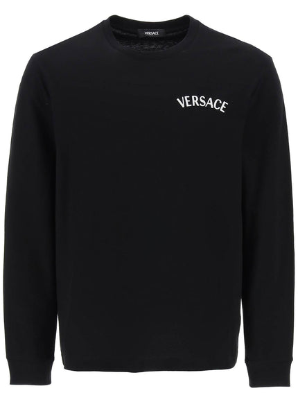 Versace milano stamp long-sleeved t-shirt