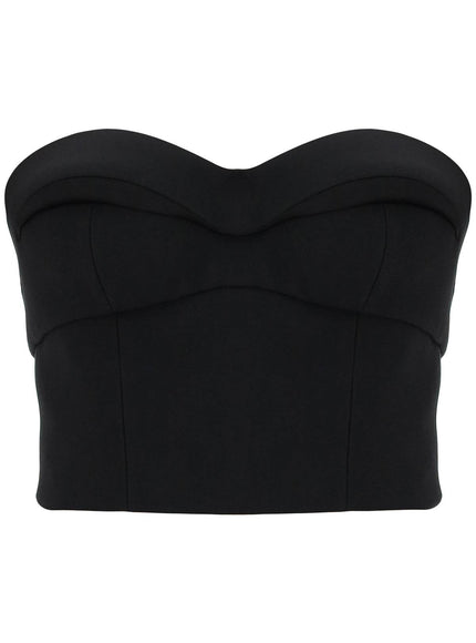 Versace padded cup bustier top with