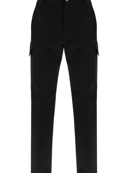 Versace cotton gabardine cargo pants in