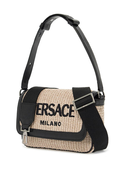 versace milano raffia bag