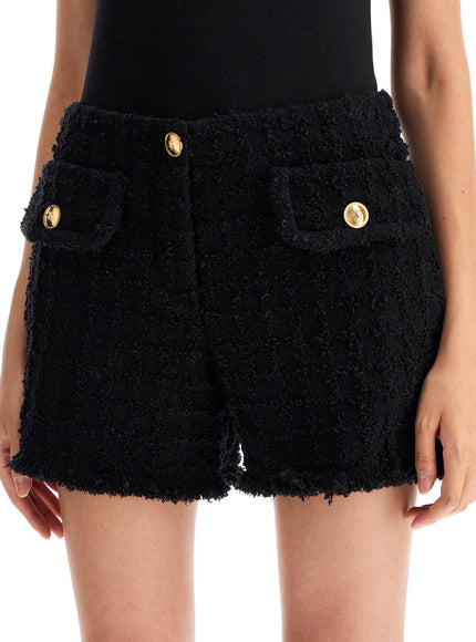 Versace "heritage tweed mini shorts