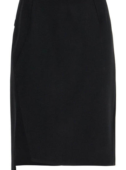 Versace asymmetric midi skirt