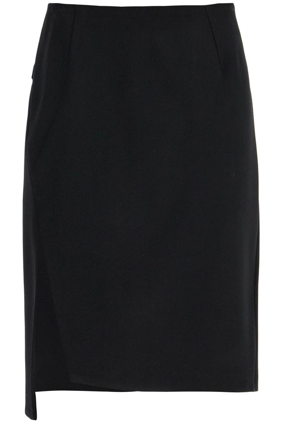 Versace asymmetric midi skirt